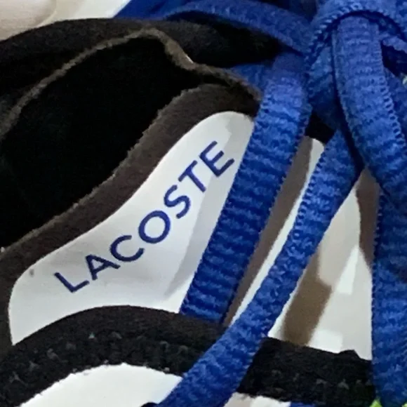 Lacoste AG-LT21 Ultra Tennis Shoes Men's NWOT Blue - BLU/BLK • 2M7 Size 10.5 - Picture 6 of 14
